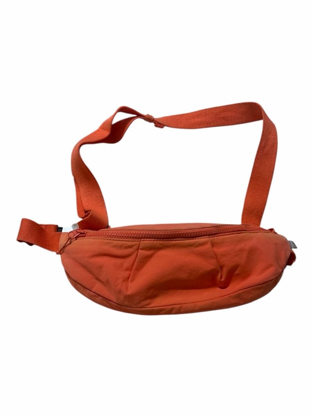 ATHLETA Kinetic Waist Belt Bag Coral Orange Nylon Fanny Pack One Size Style #656